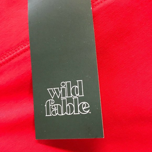 Wild Fable Womens High Rise Stretch Pop Fashion Red Skinny Leggings Choose Size - Picture 7 of 11